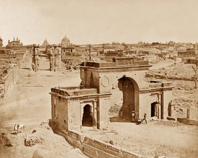 The Bailee Guard Gate, Lucknow by Felice Beato